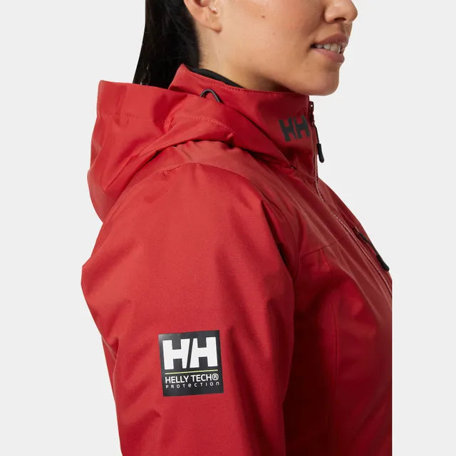 Women’s Crew Hooded Midlayer Sailing Jacket 2.0 - RED