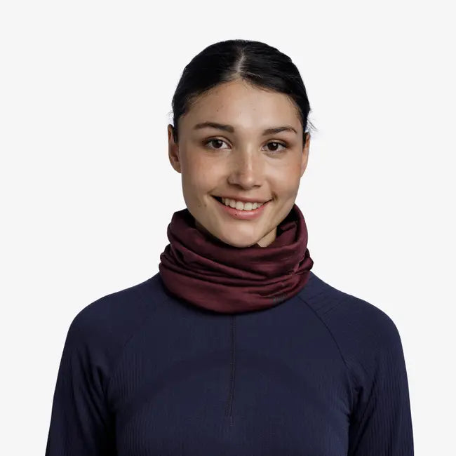 Tour de cou Merino Lightweight - Solid Garnet