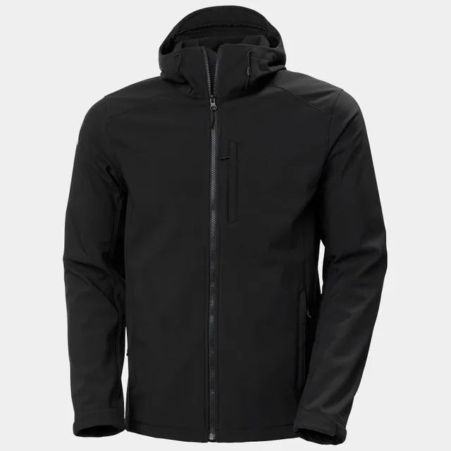 Men's Paramount Hooded Softshell Jacket - BLACK