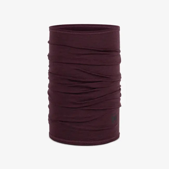 Merino Lightweight Neckwear - Solid Garnet