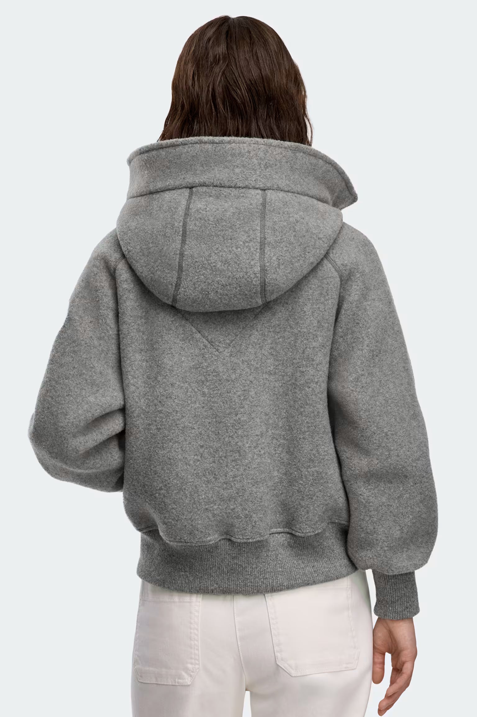 Blouson aviateur en molleton Chilliwack, disque blanc