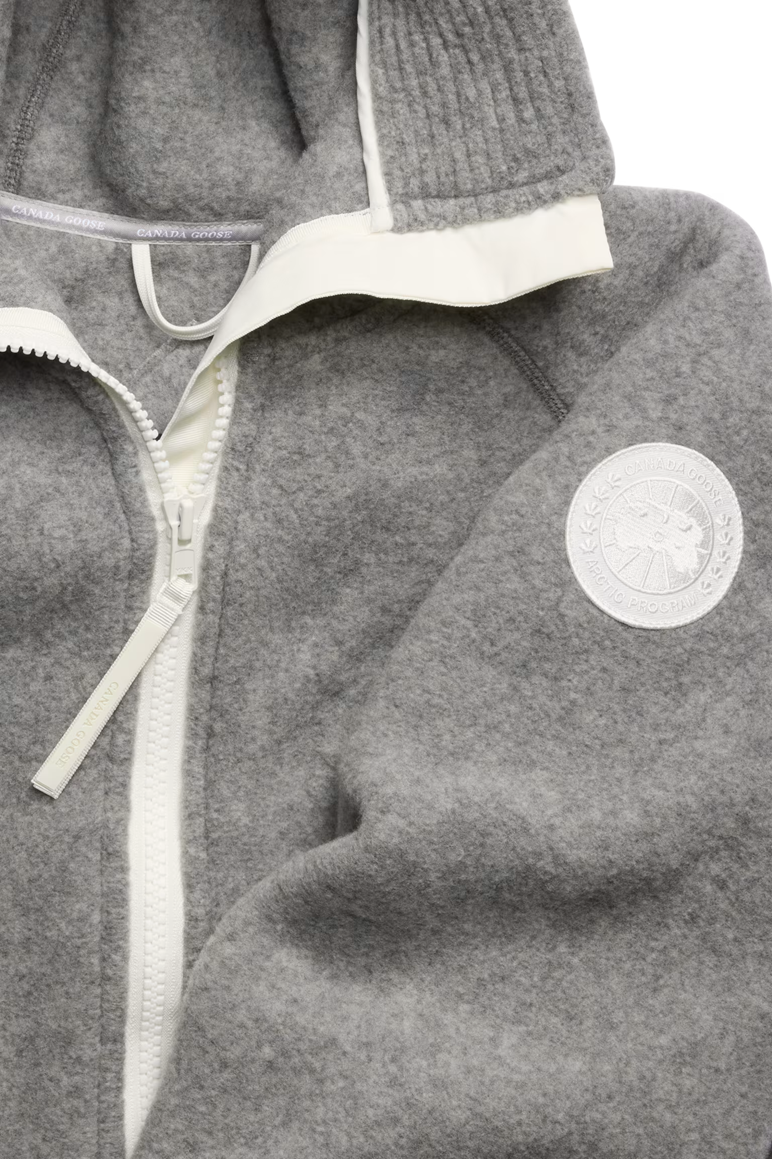 Blouson aviateur en molleton Chilliwack, disque blanc