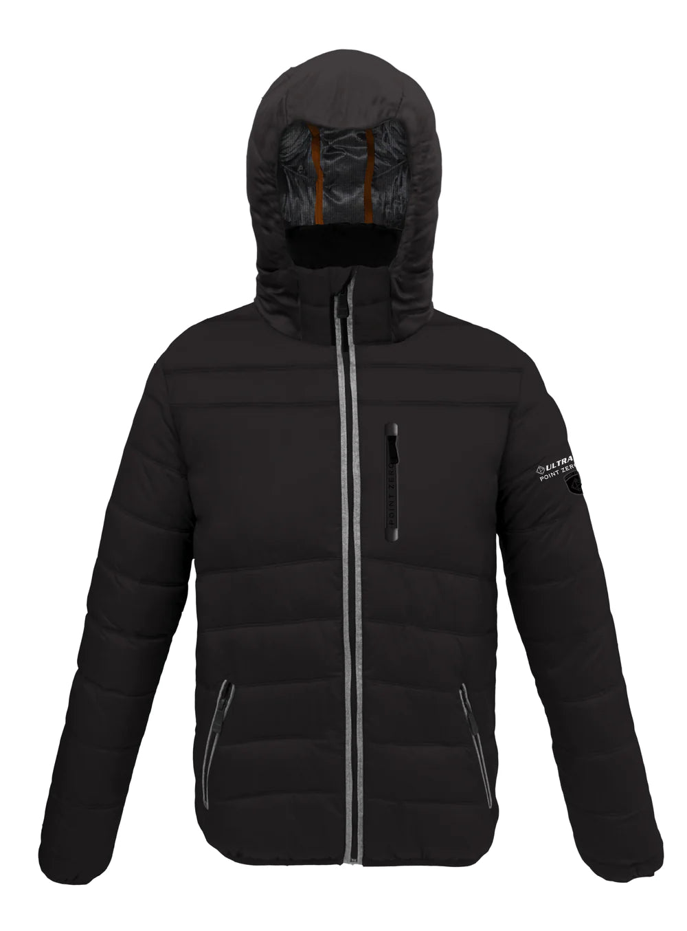 LOWELL Detachable Hood Ultralight Jacket  - Black