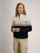 NAVY / BRONZE / BEIGE / OFF WHITE