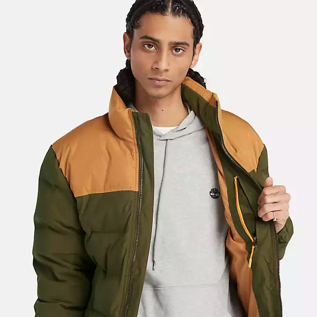 Men's Mount Welch Puffer Jacket - wheat boot, dark olive