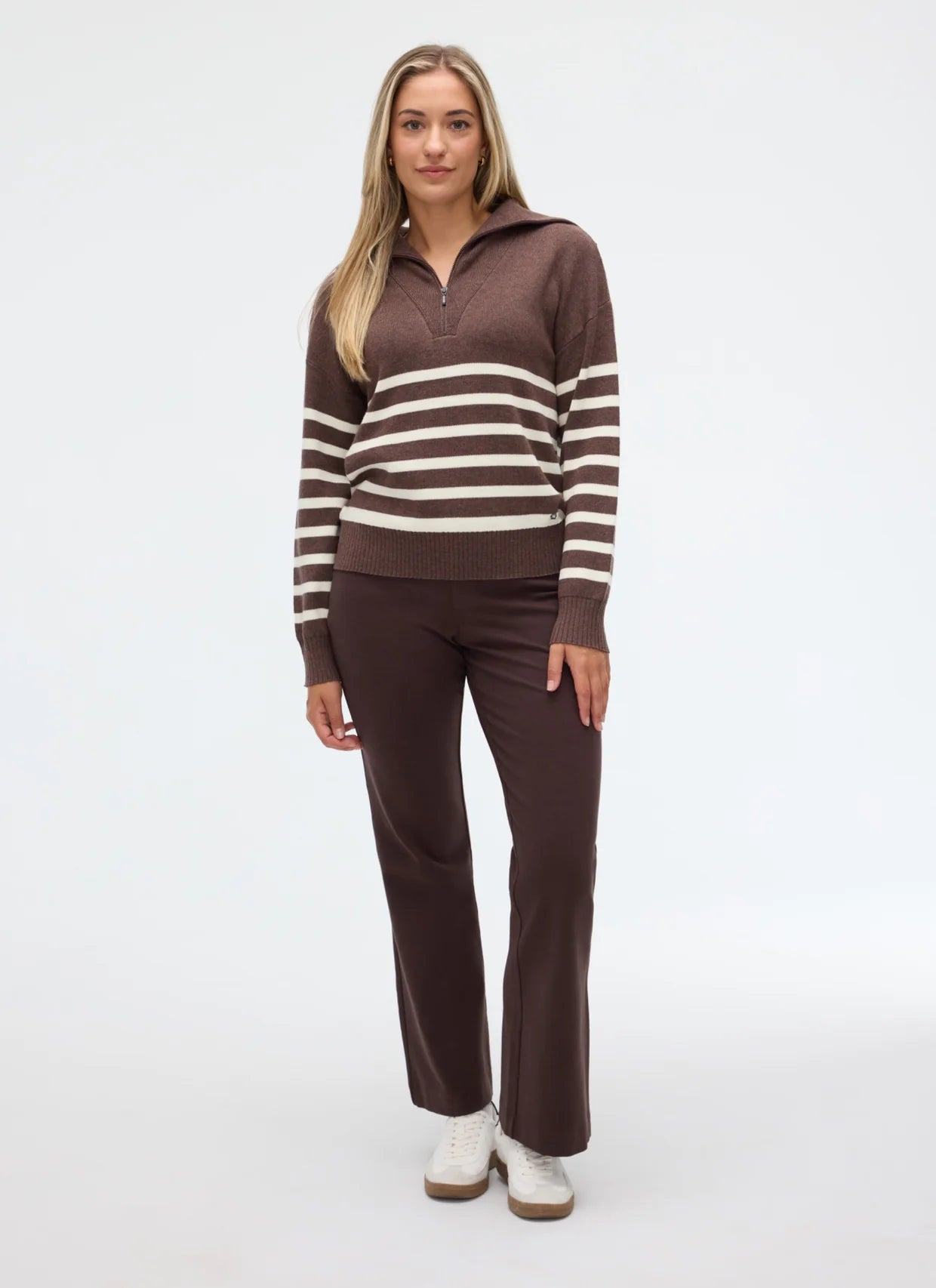 Chandail demi-zip ZINA