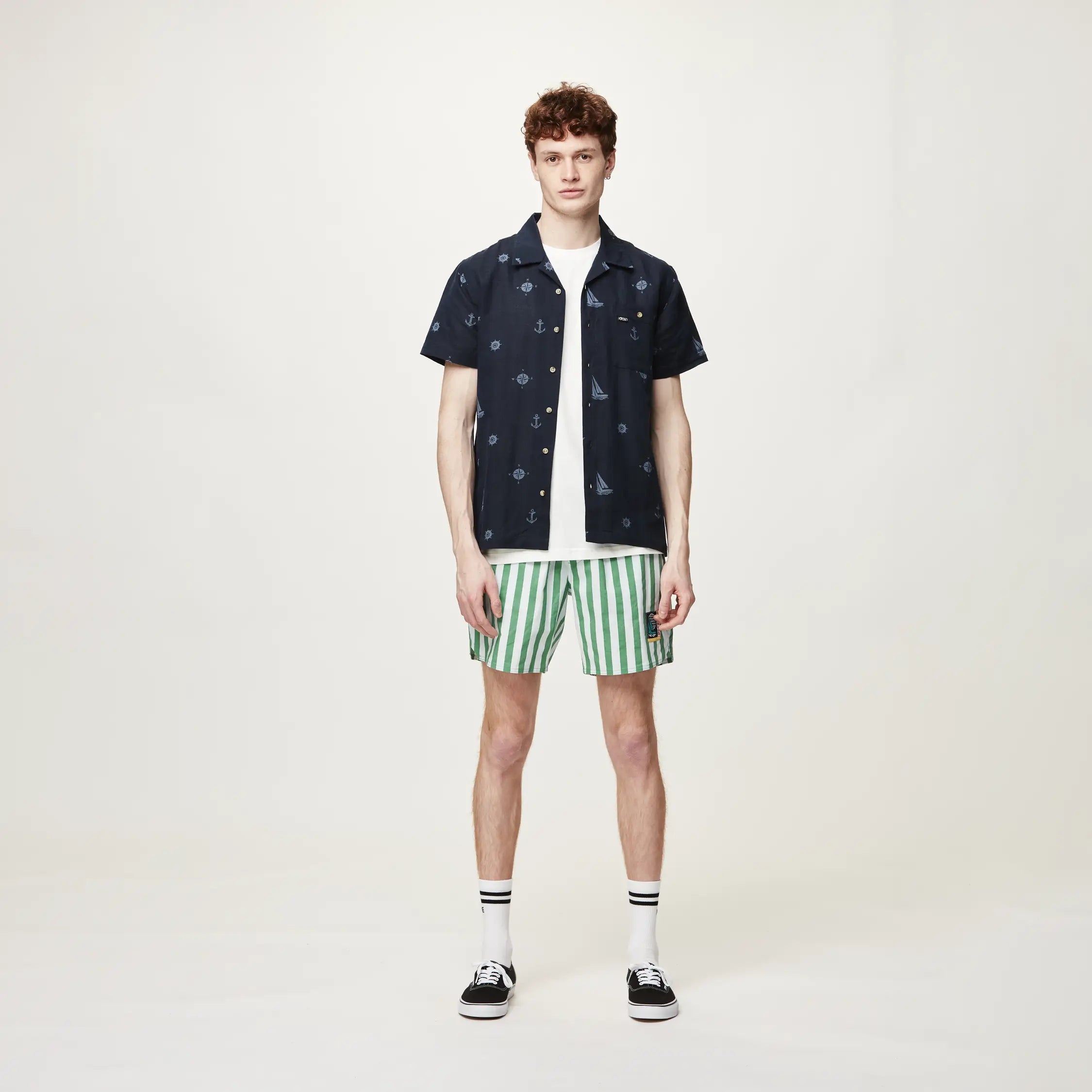 MOKARA SHIRT - SAILOR PRINT