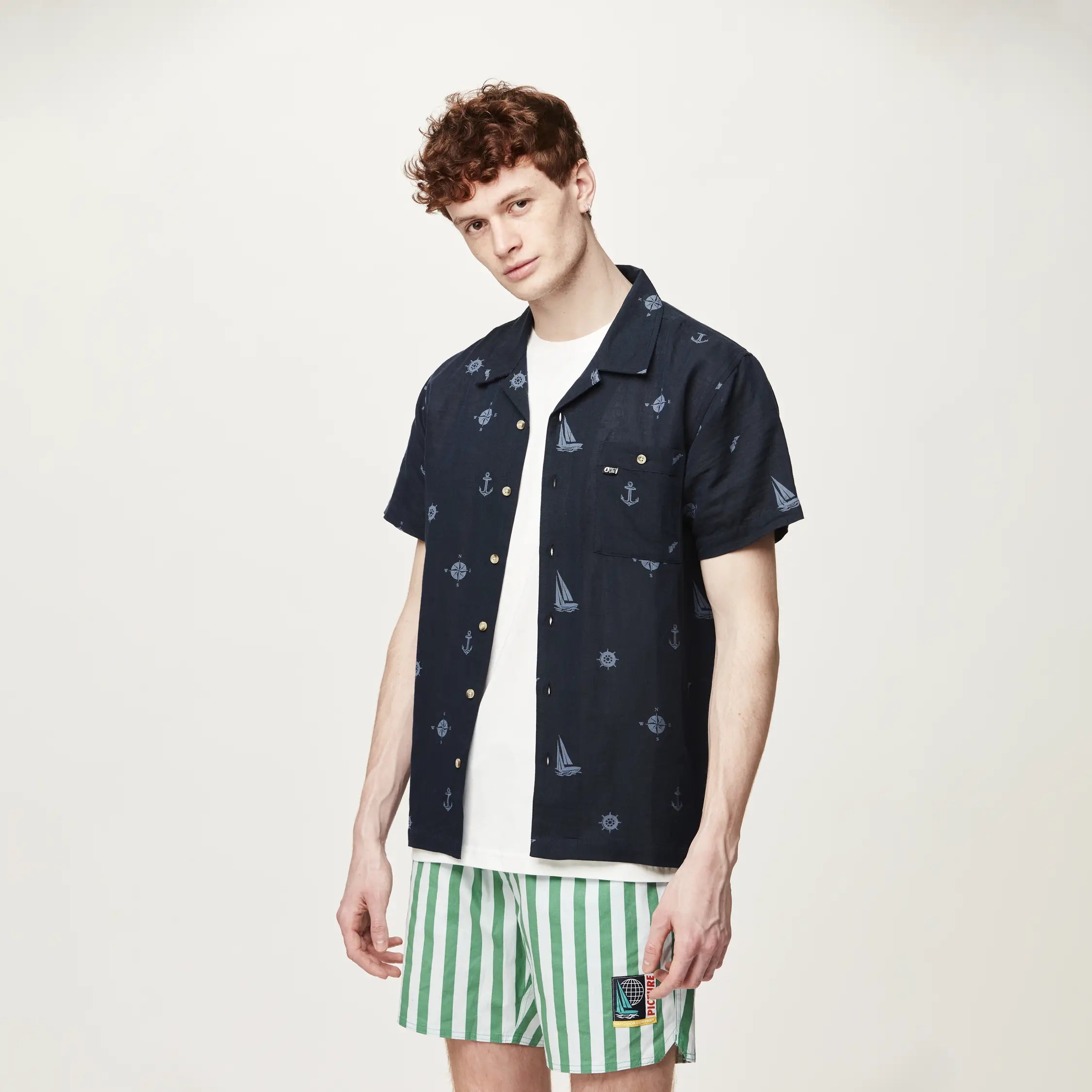 MOKARA SHIRT - SAILOR PRINT