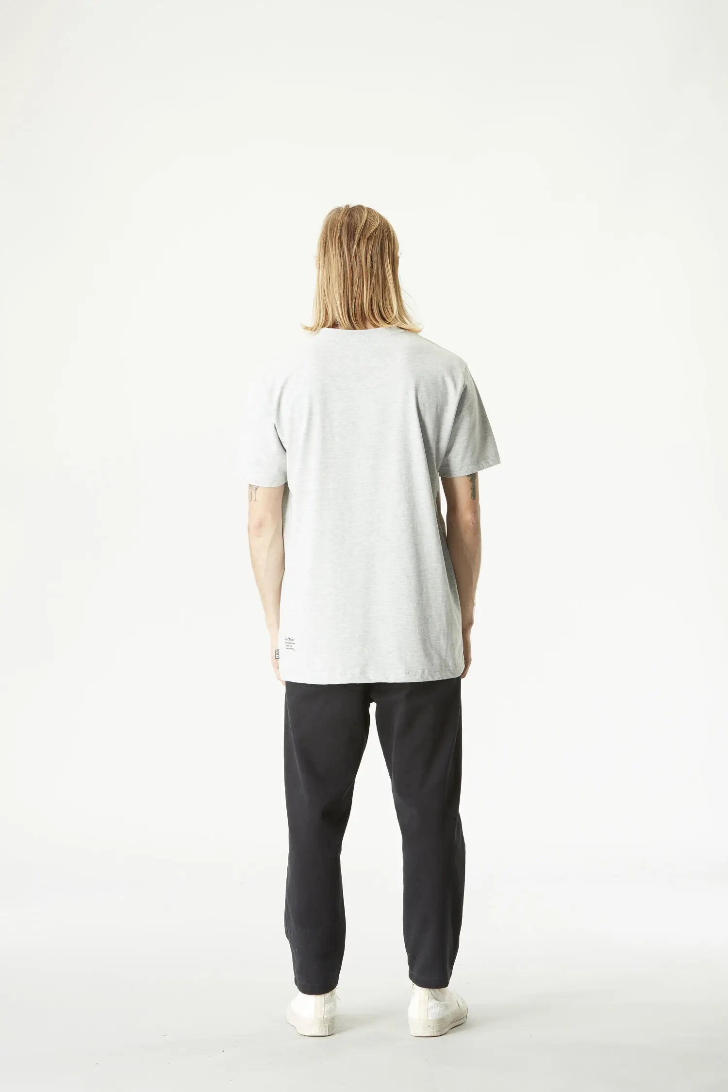 LAKIN TEE - GREY MELANGE