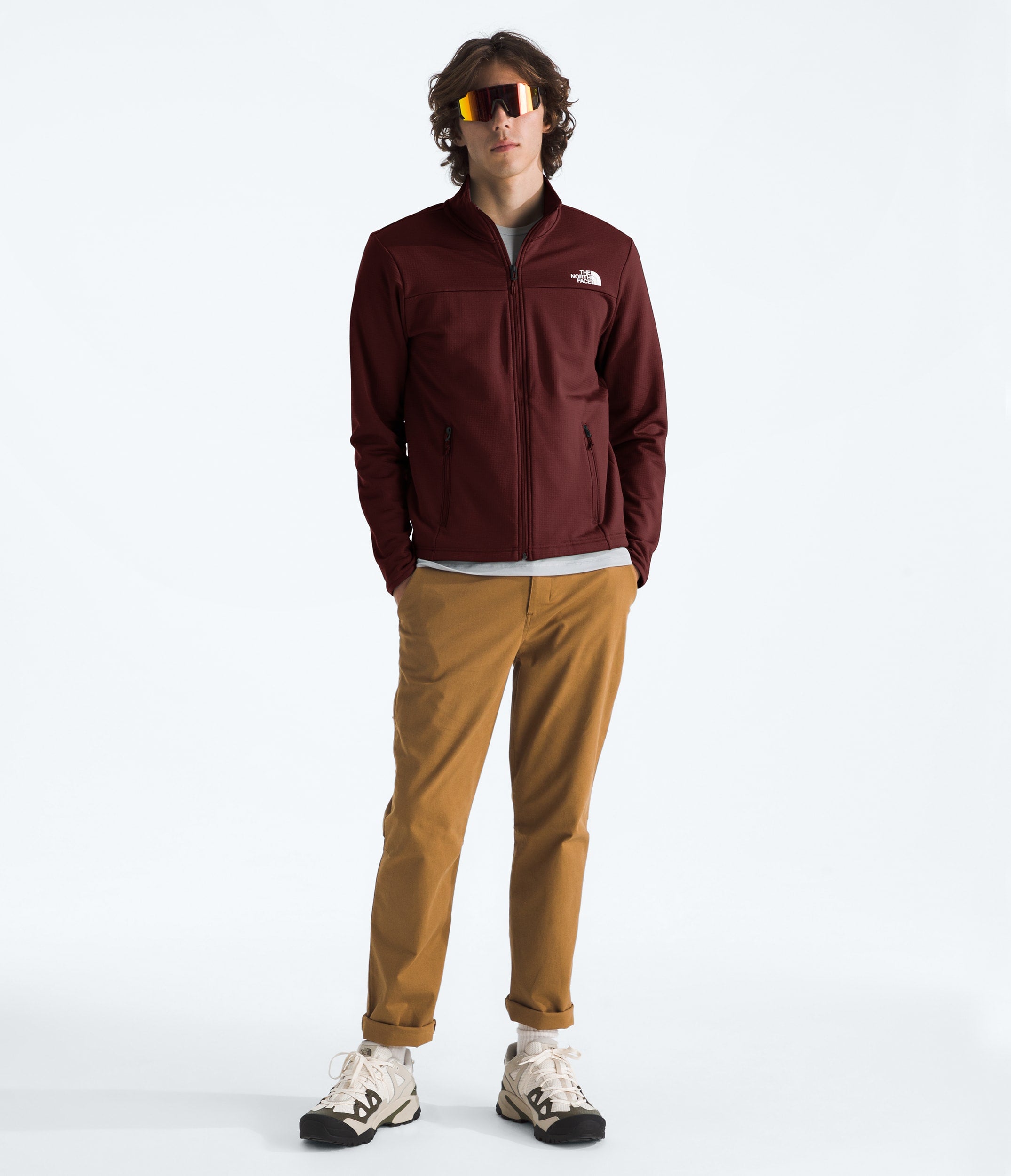 Men’s Cedar Trail Grid Fleece Full-Zip Jacket
