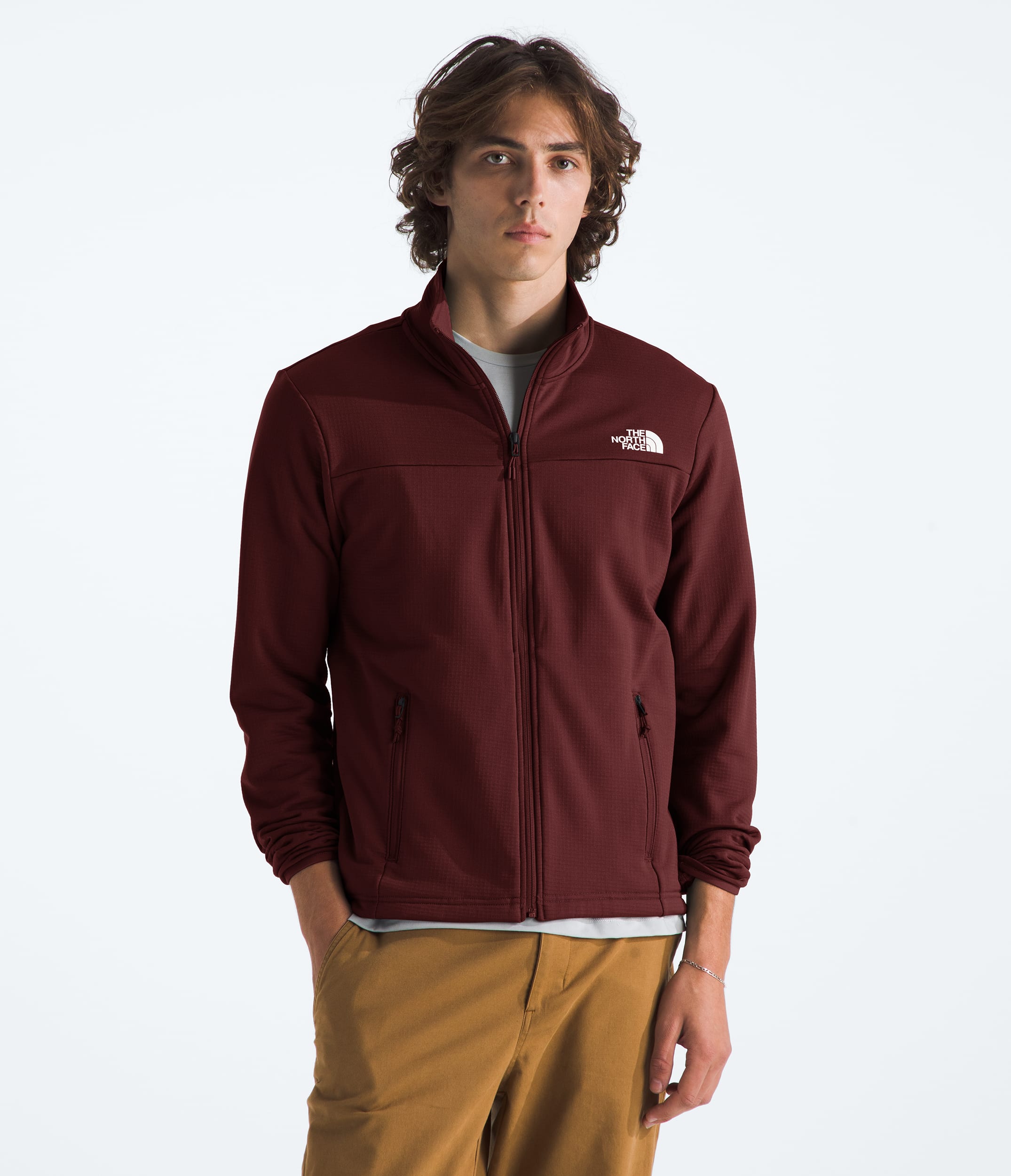 Men’s Cedar Trail Grid Fleece Full-Zip Jacket