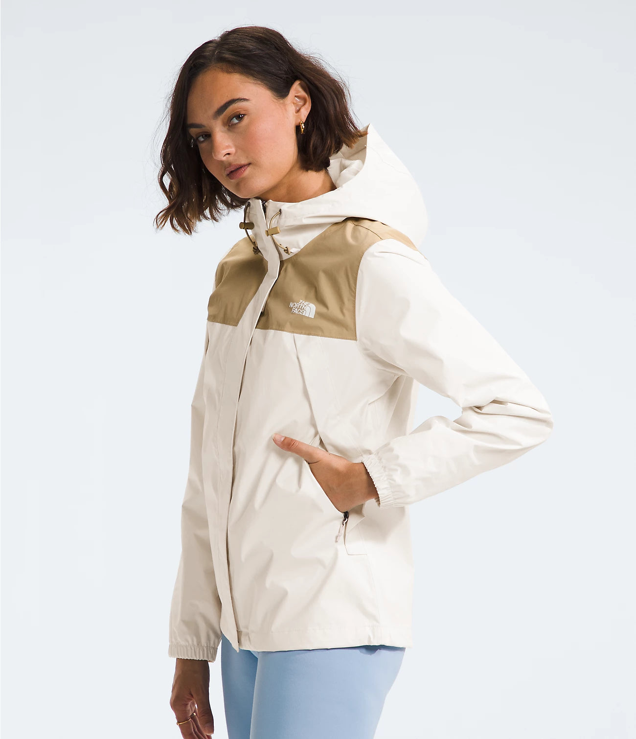 Women’s Antora Jacket - WHITE DUNE / KHAKI STONE