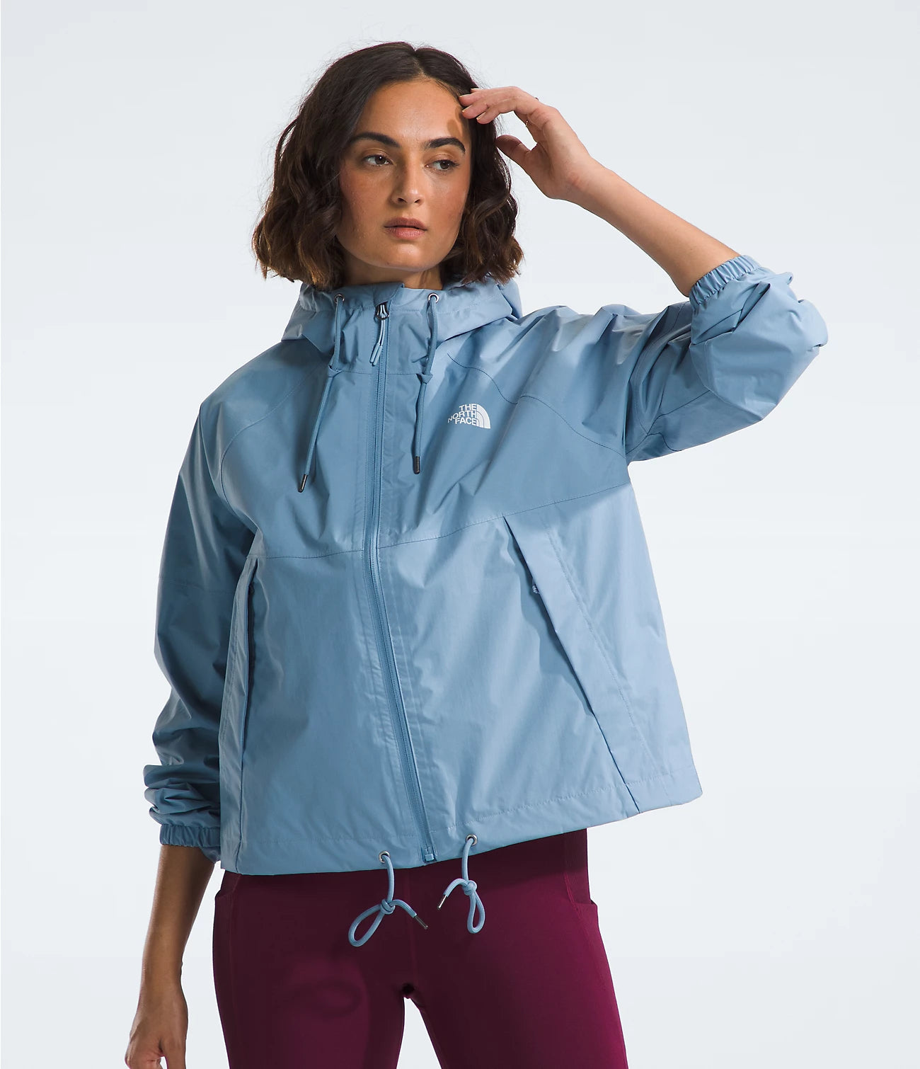 Sweat à capuche de pluie Antora pour femmes - STEEL BLUE