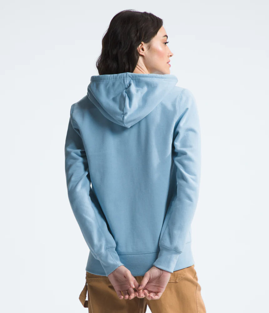 Sweat À Capuche Entièrement Zippé Heritage Patch Pour Femmes - STEEL BLUE