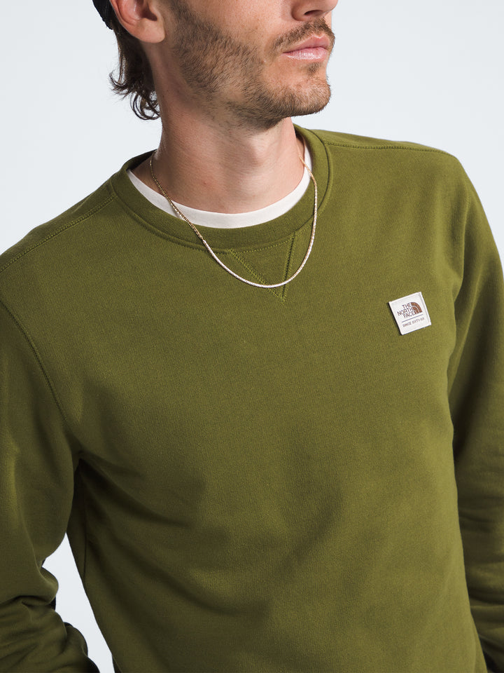 Men’s Heritage Patch Crew - FOREST OLIVE
