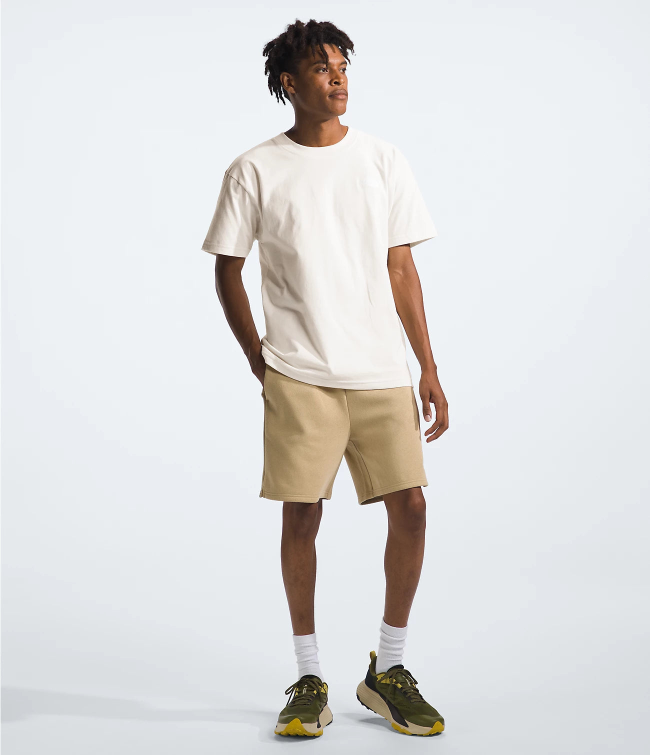 
Men’s Short-Sleeve Evolution Box Fit Tee - WHITE DUNE