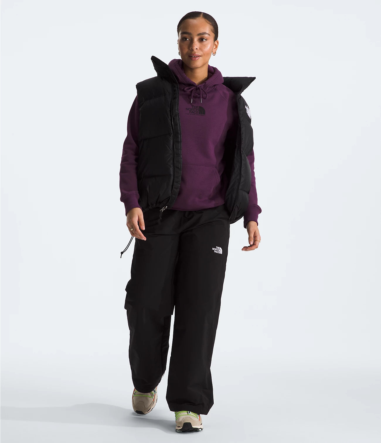 Women’s Fine Alpine Hoodie - BLACK CURRANT PURPL