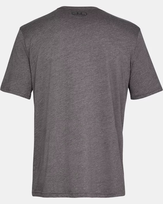 UA Sportstyle – T-shirt À Manches Courtes Avec Logo À Gauche De La Poitrine Pour Hommes - GREY- 019