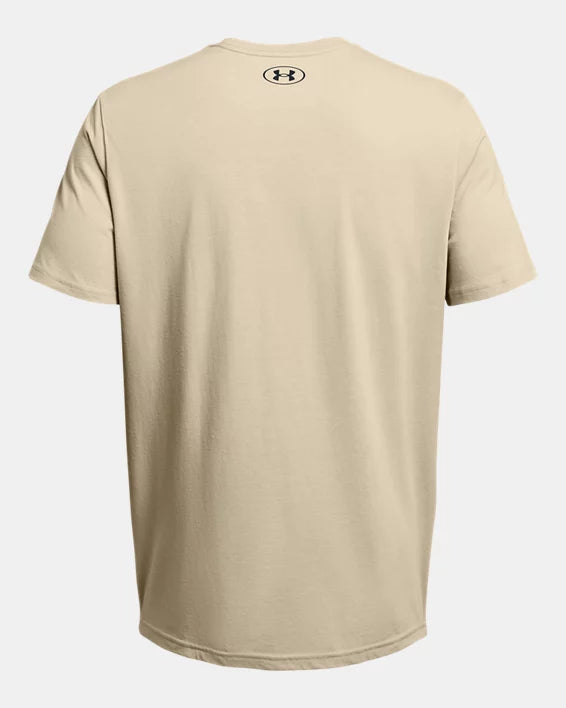 UA Sportstyle – T-shirt à manches courtes avec logo à gauche de la poitrine pour hommes - BRUN -289