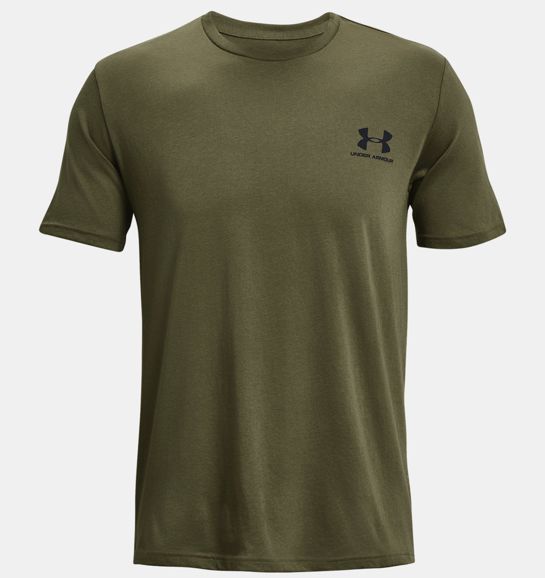 Men's UA Left Chest Logo Short Sleeve - GREEN - 390