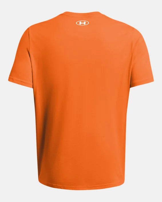 UA Sportstyle – T-shirt à manches courtes avec logo à gauche de la poitrine pour hommes - ORANGE-810