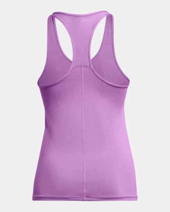 Women's HeatGear® Armour Racer Tank - PURPLE - 560