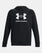 Men's UA Rival Fleece Logo Hoodie - Black-001