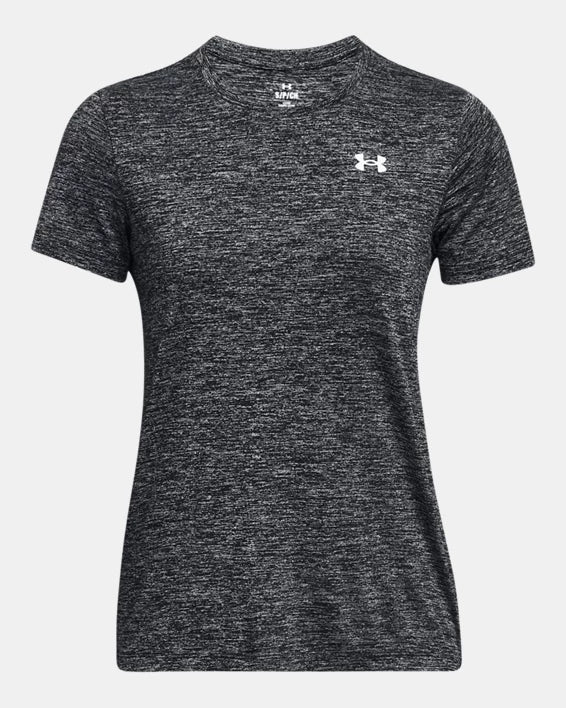 Women's UA Tech™ Twist Short Sleeve - BLACK -001