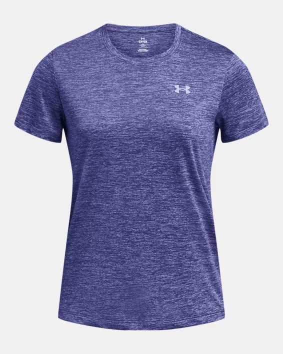 Women's UA Tech™ Twist Short Sleeve  - PURPLE - 561