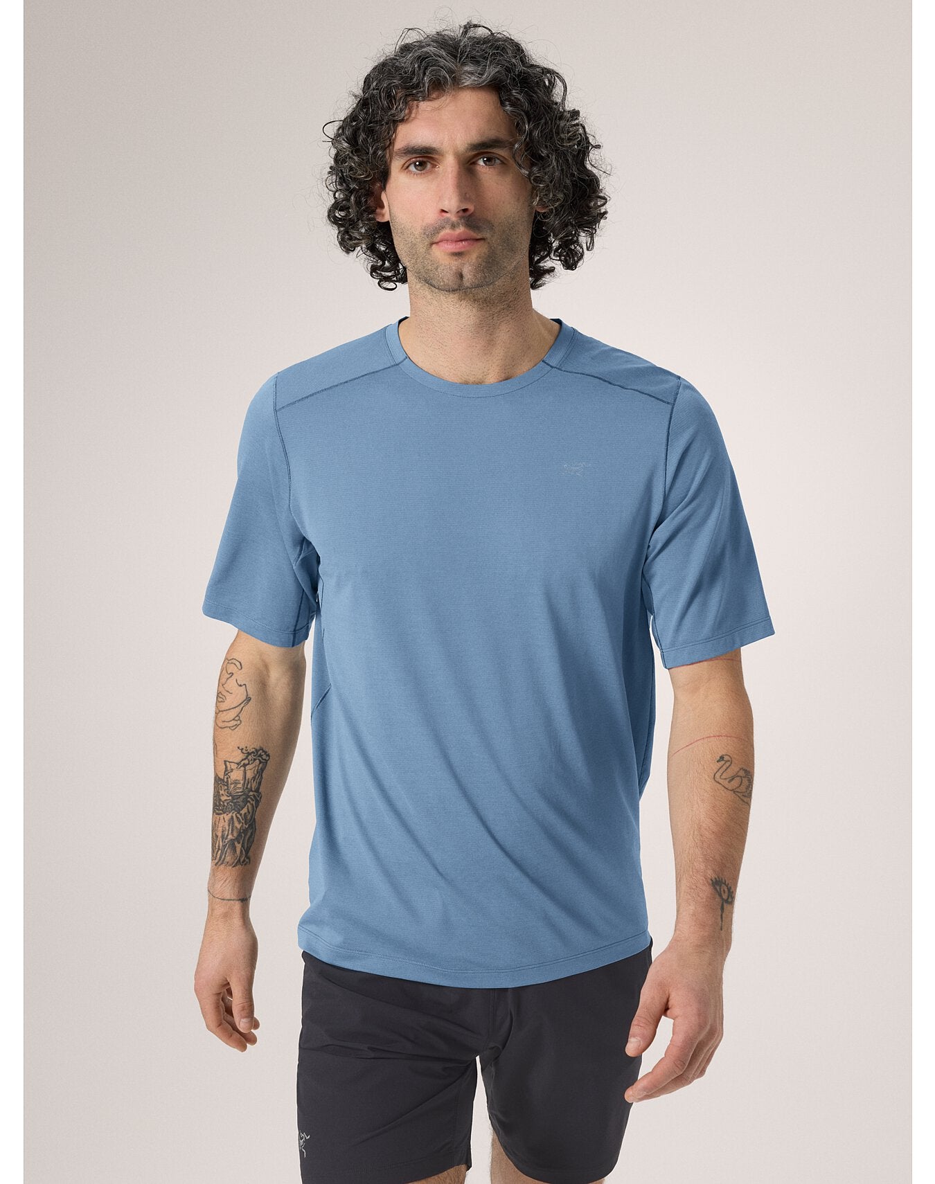 T-SHIRT À COL ROND CORMAC MC HOMME - STONE WASH