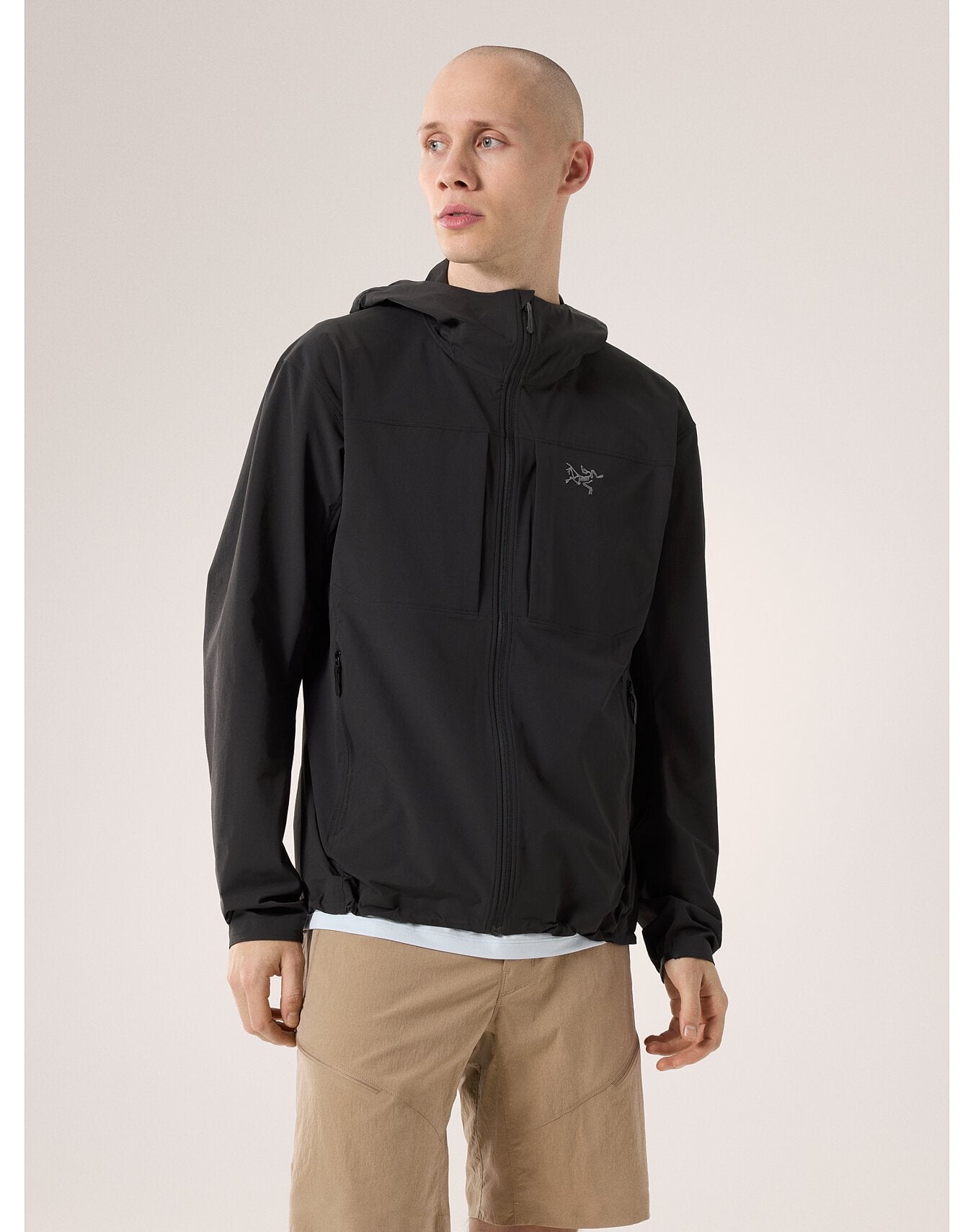 GAMMA LIGHTWEIGHT HOODY MEN'S - BLACK