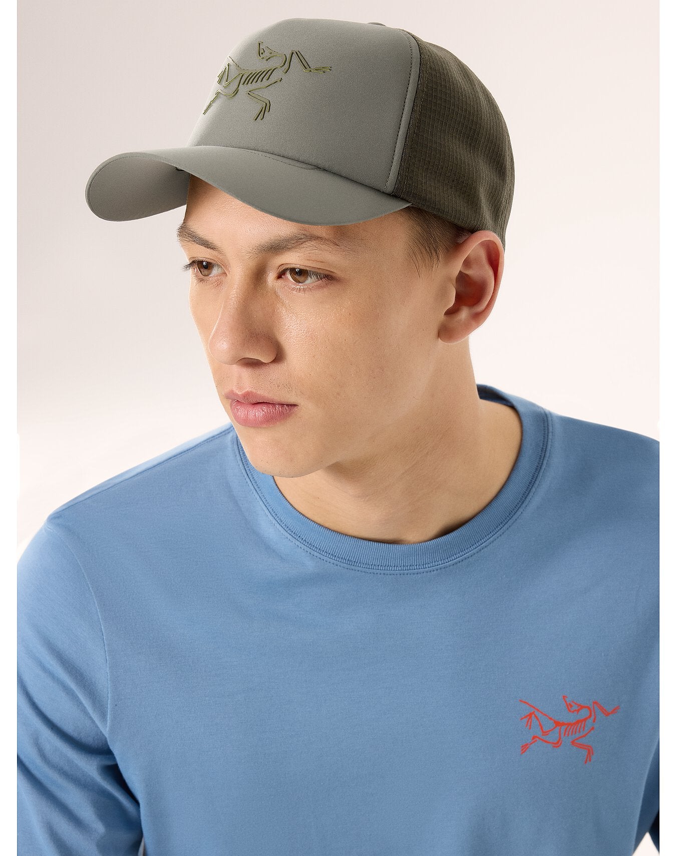 BIRD TRUCKER CURVED BRIM HAT - FORAGE