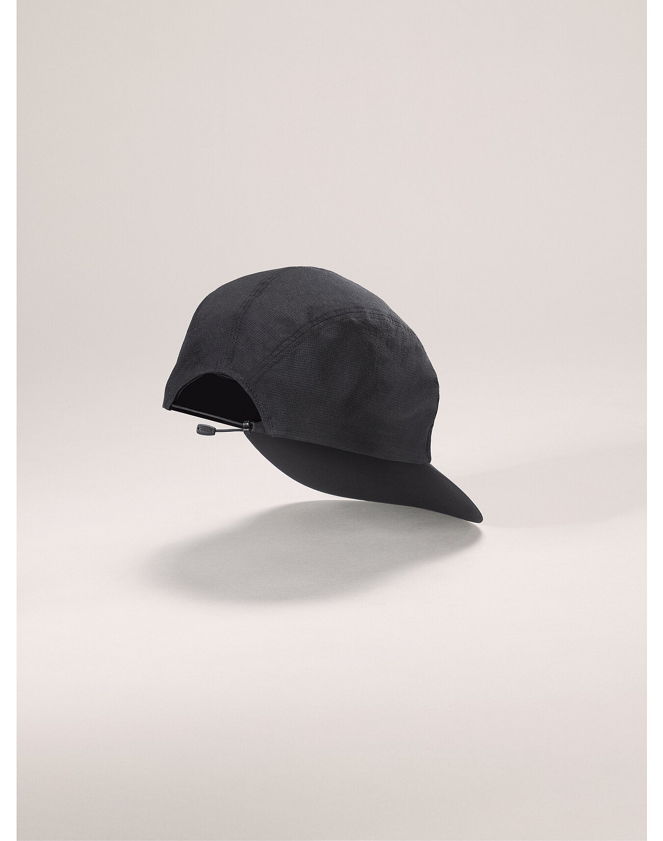 NORVAN REGULAR BRIM HAT - BLACK