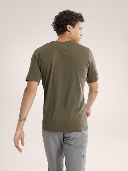 Ionia Merino Wool Logo Shirt SS Men's