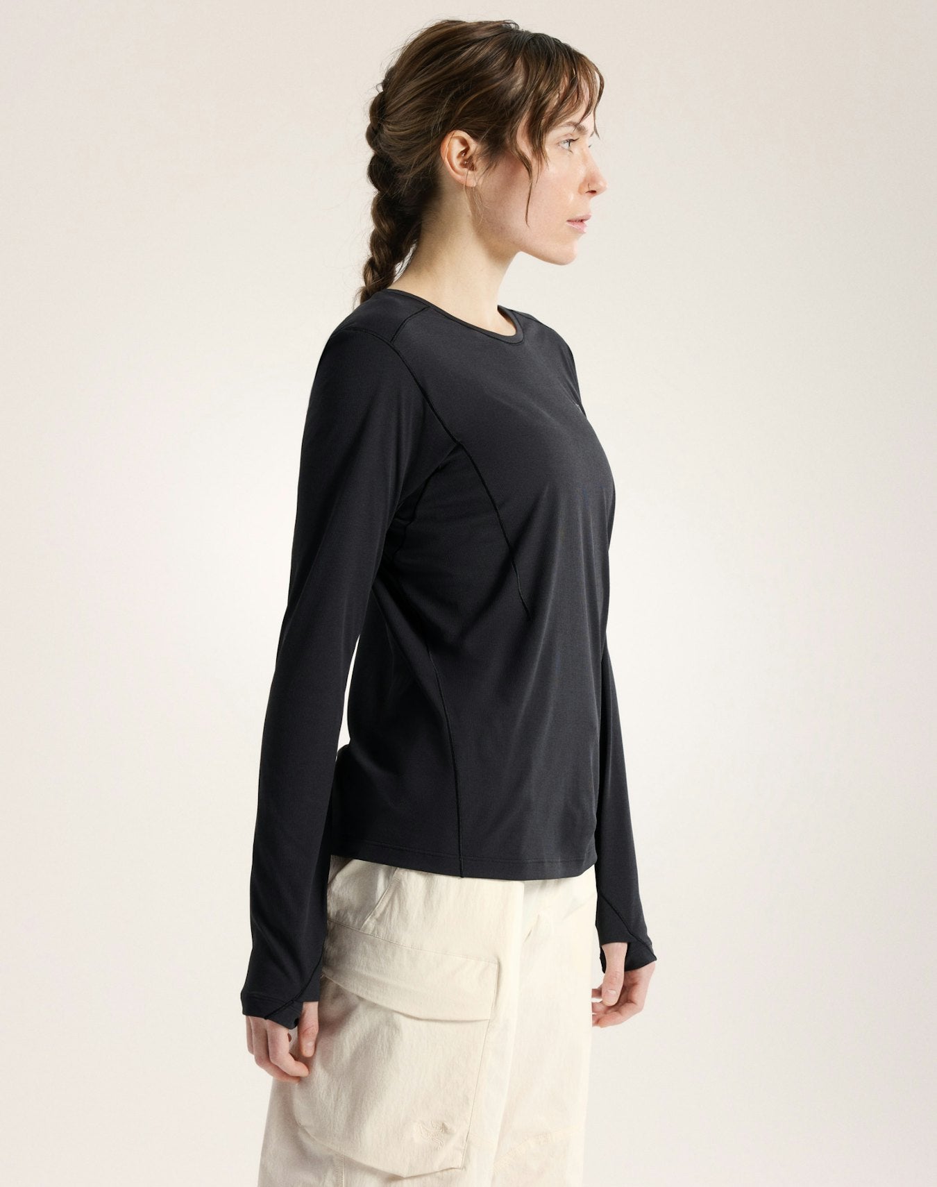 Sunna long-sleeve crew neck t-shirt