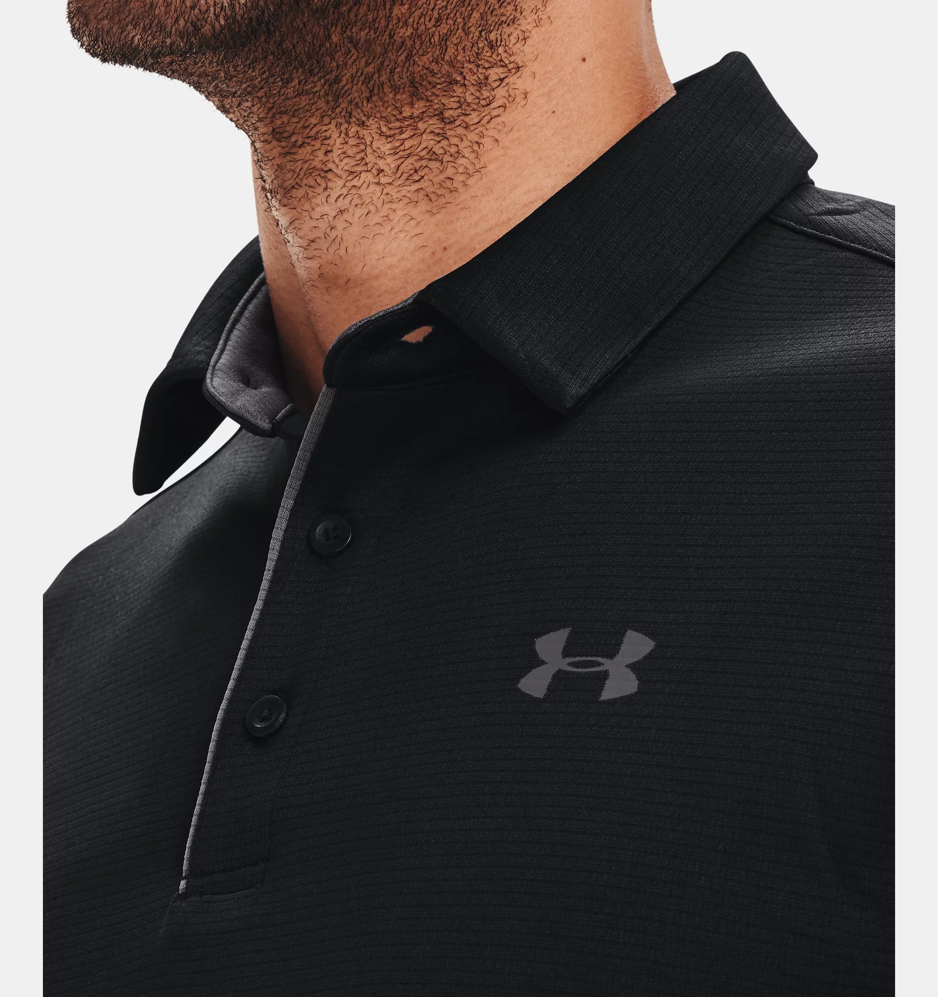 UA Tech - Polo pour hommes - BLACK - 001