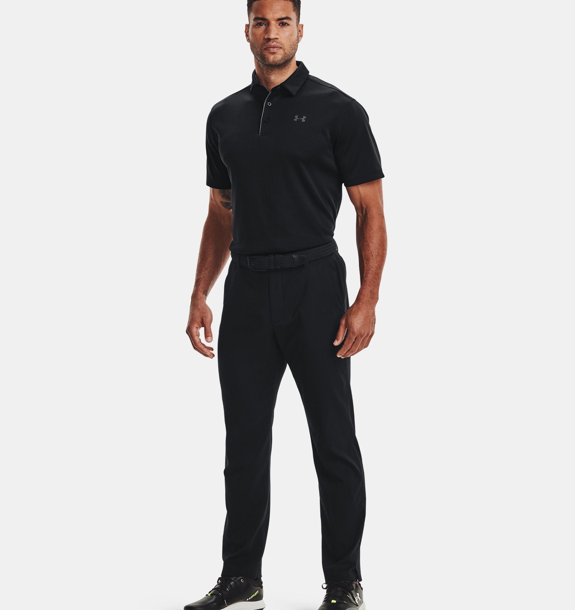 UA Tech - Polo pour hommes - BLACK - 001