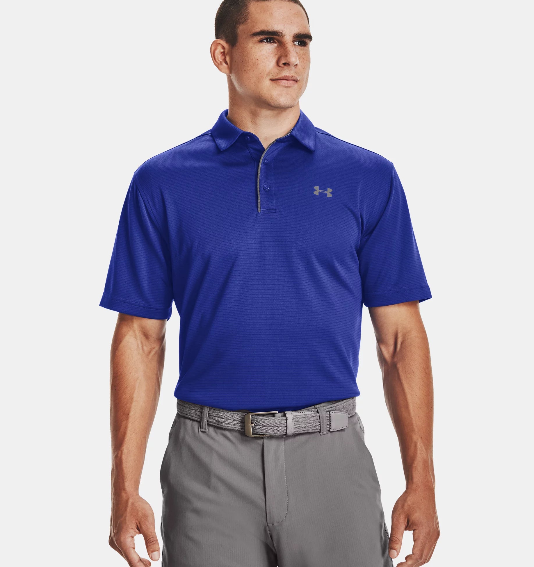 UA Tech - Polo Pour Hommes - BLUE - 400