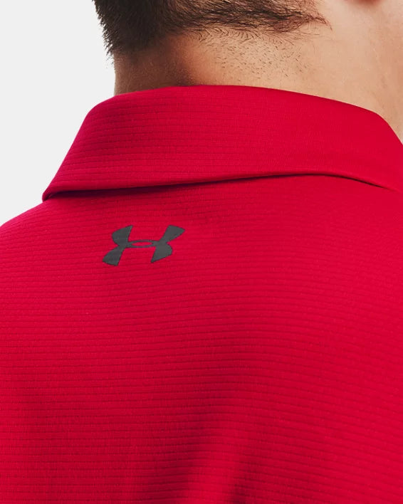 UA Tech - Polo Pour Hommes - RED -600