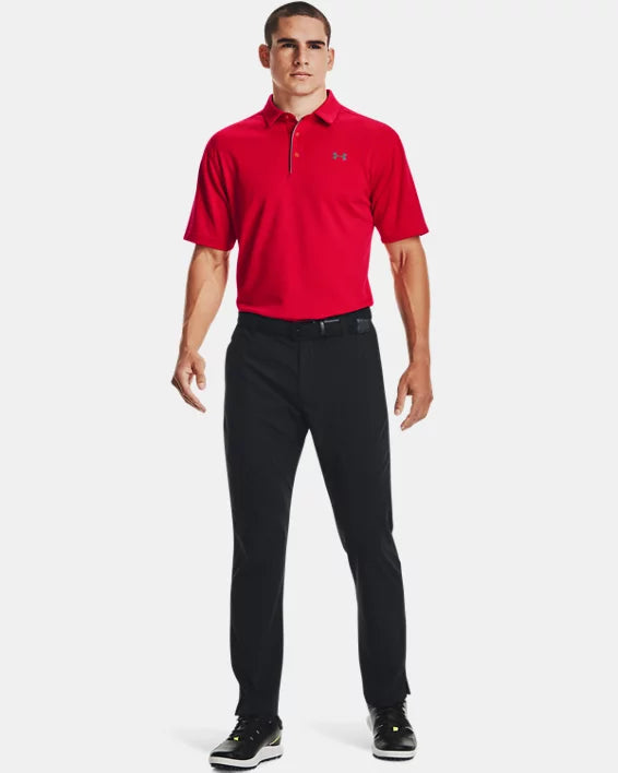 UA Tech - Polo Pour Hommes - RED -600