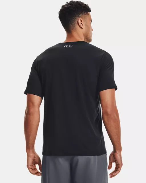 Chemise à manches courtes UA Sportstyle Left Chest pour hommes - black