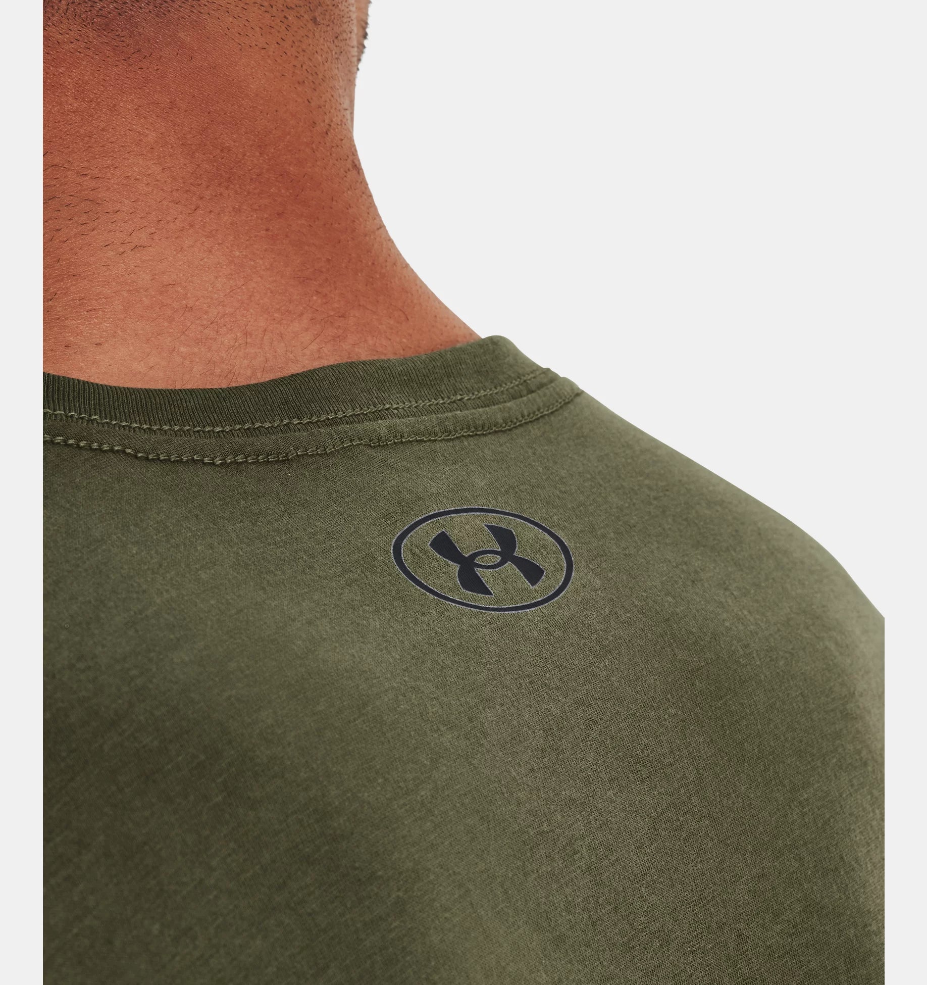 Men's UA Left Chest Logo Short Sleeve - GREEN - 390