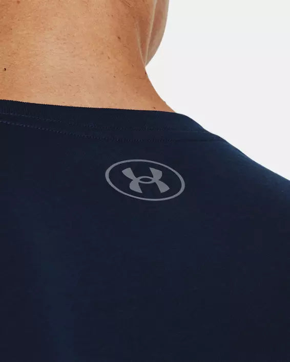 Haut à manches courtes UA Sportstyle Logo pour hommes - blue