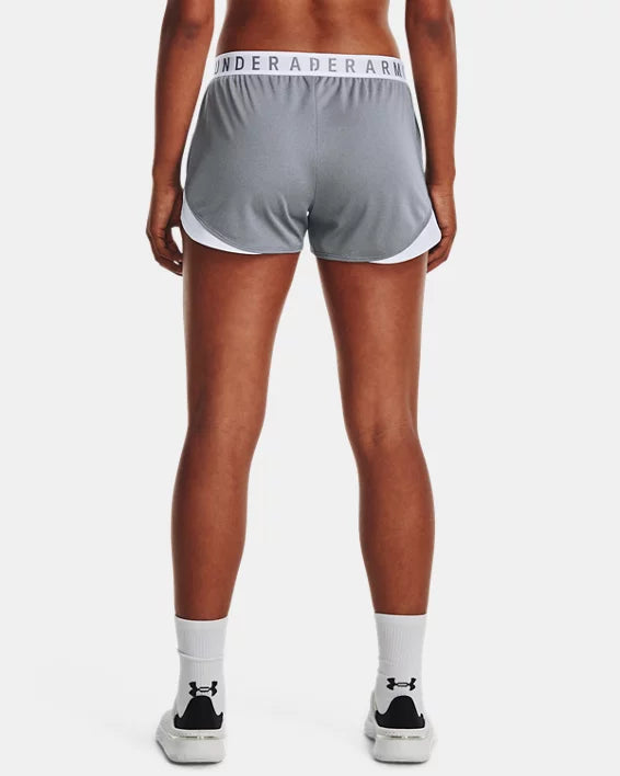 Short UA Play Up 3.0 pour femmes - GREY - 055