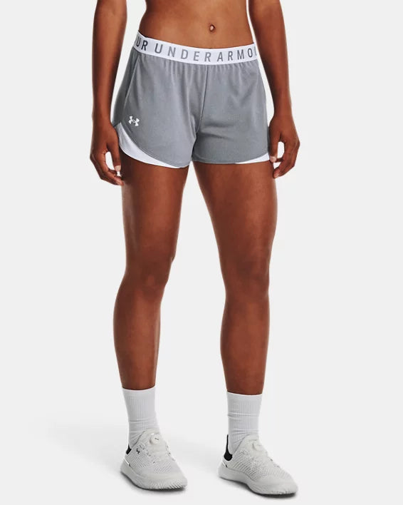 Women's UA Play Up 3.0 Shorts - GREY - 055