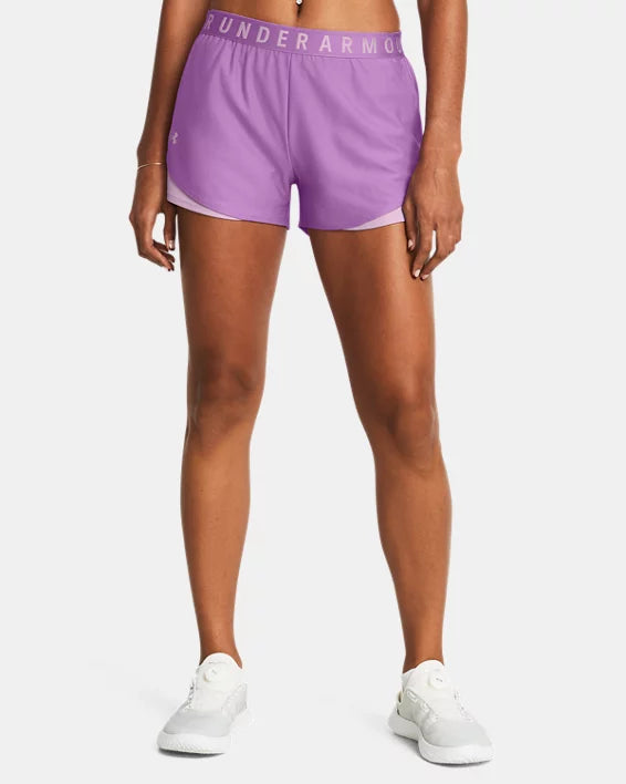 Women's UA Play Up 3.0 Shorts - PURPLE - 560