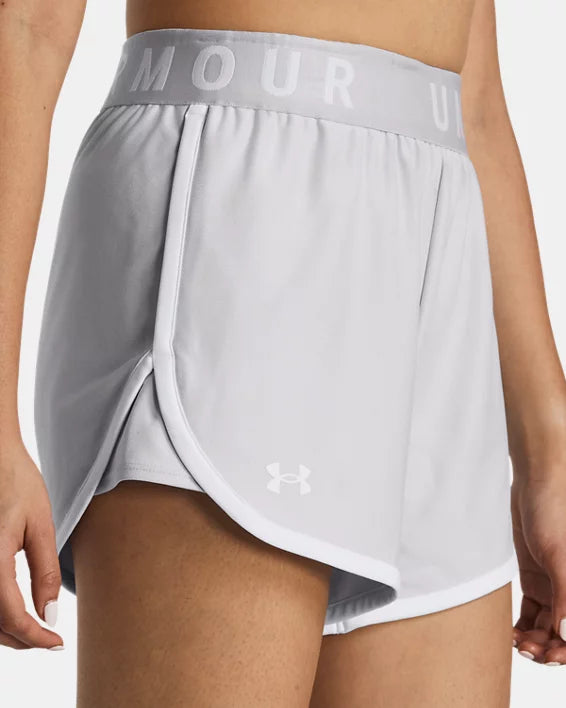 Women's UA Play Up 5" Shorts - GREY - 014