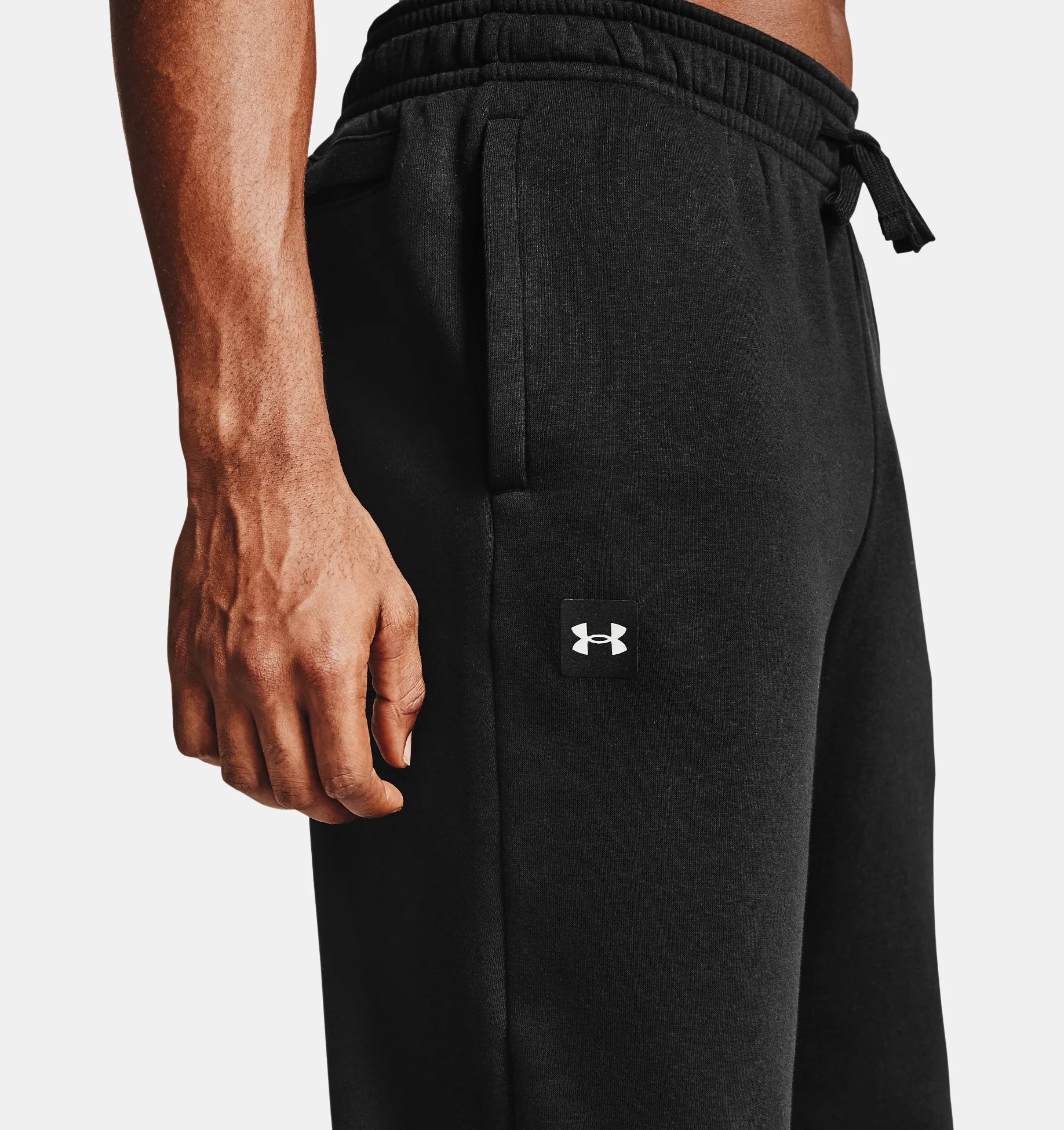 Men's UA Rival Fleece Pants - black