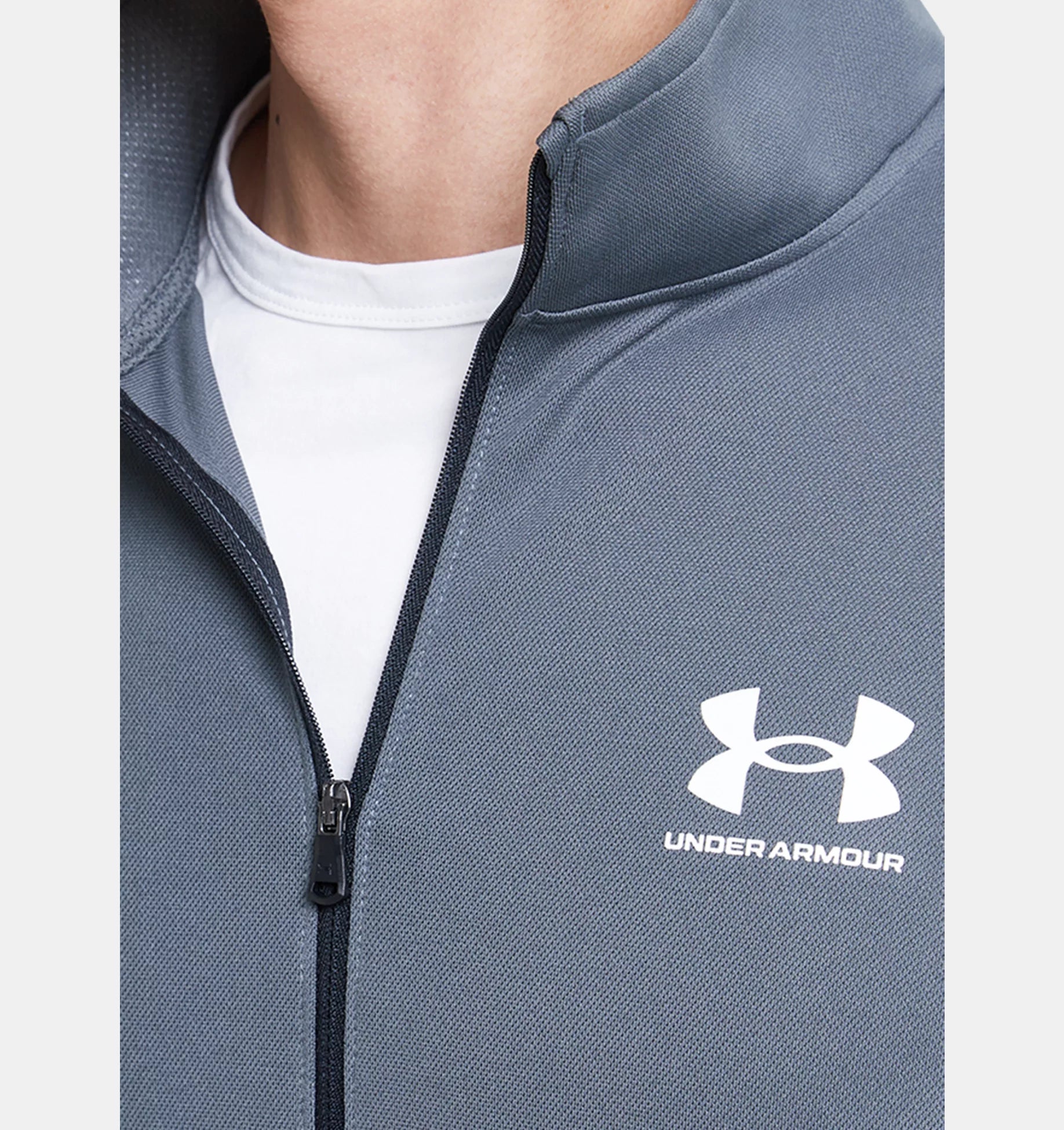 Men's UA Pique Track Jacket - grey