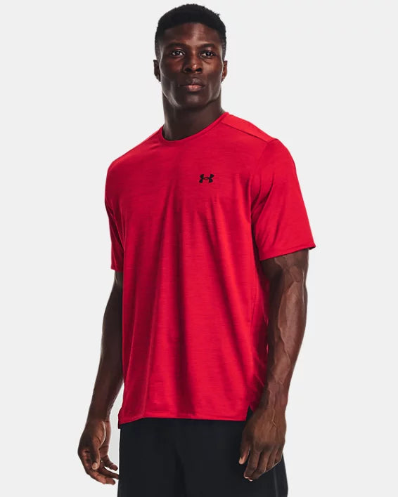 Men's UA Tech™ Vent Short Sleeve - RED-600